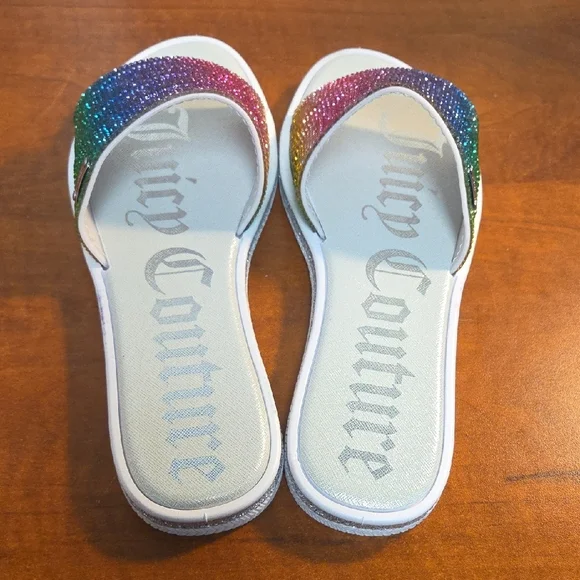 Juicy Couture Glitter Gradient Slides - Picture 13 of 16